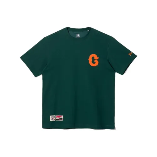 New Era Зеленая Унисекс Футболка