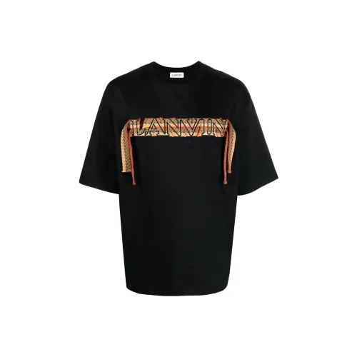 Lanvin Мужские черные рубашки T