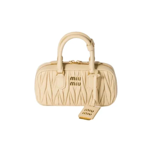 MIU MIU Arcadie series Кожа Сумка Мини Женские Соевые бобы