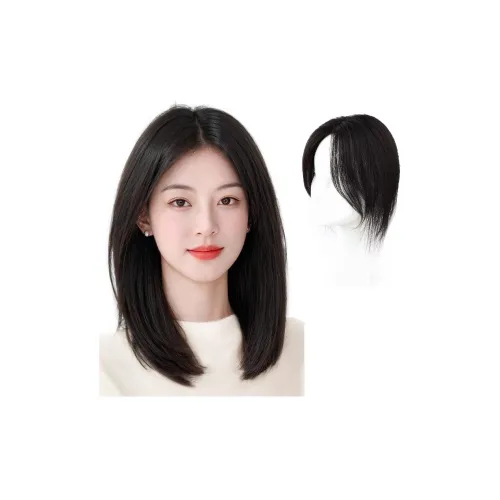 TIANKONGSHU Шелк Перо 0,1mm Легкий Заколки для волос с человеческим волосом Короткие Прямые волосы