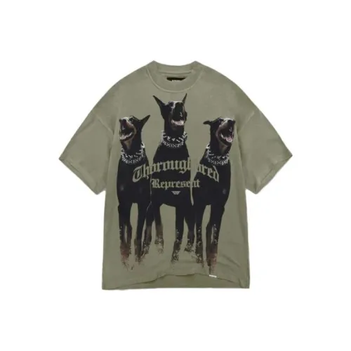 REPRESENT Зеленый Мужская T-Рубашка