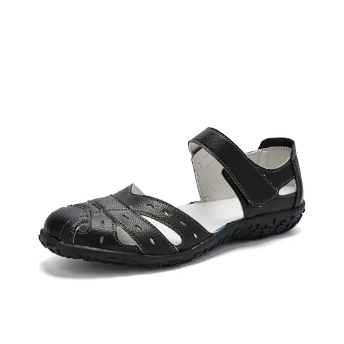 Сандалии Reivanti в римском стиле Женские Черные