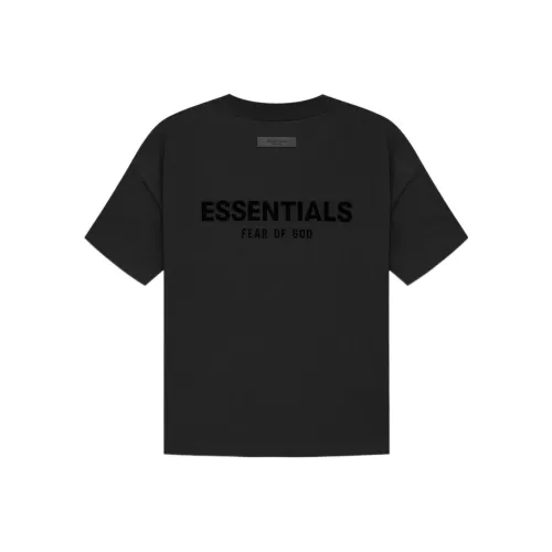 Fear of God Essentials Черная Унисекс Футболка