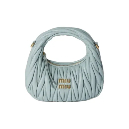 MIU MIU Wander Series Lambskin Mini Women's Light Blue