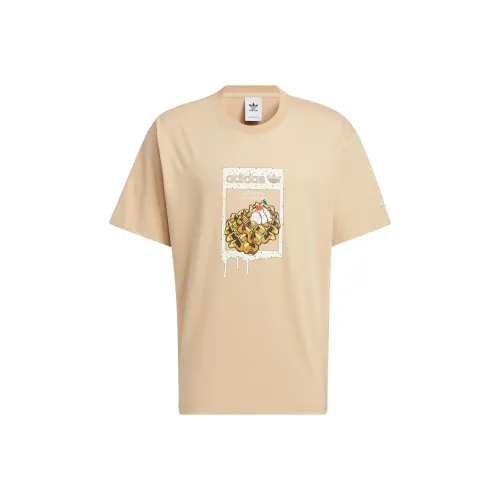 Adidas Originals T-Shirt Унисекс Бежевый