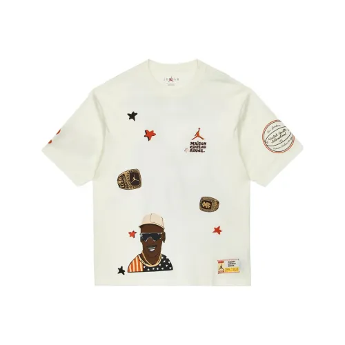 Джордан T Рубашка Версия для США Мужская Парусный Белый