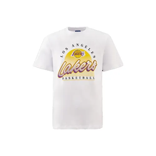 NBA Lakers Белая Мужская Футболка