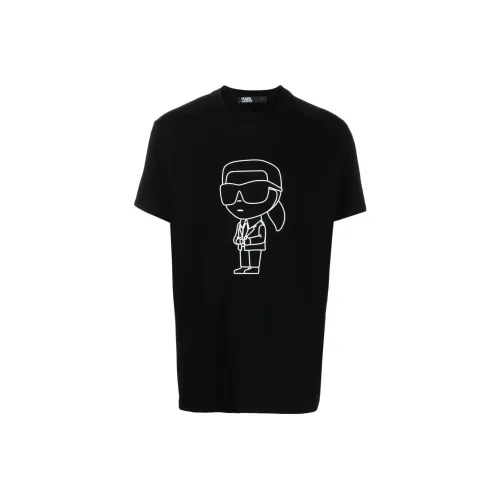 KARL LAGERFELD / Karl Lagerfeld Jeans Черные Мужские T-Рубашки