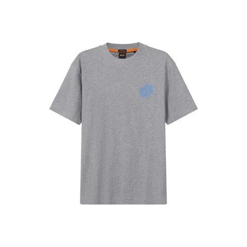 Hugo Boss Серые Мужские T-Рубашки