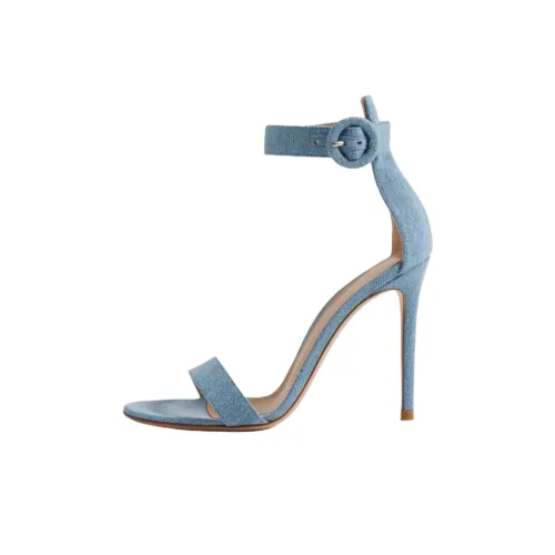 GIANVITO ROSSI Portofino One Ремешок Сандалии 10,5 см Женские Синие