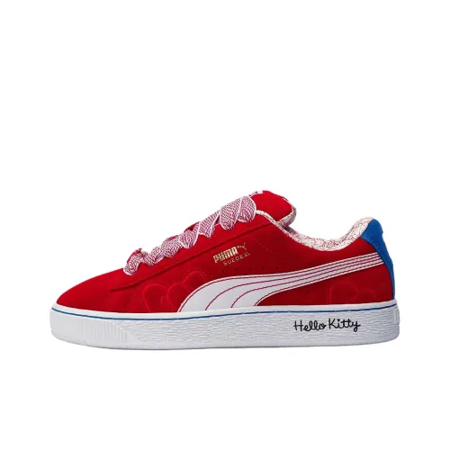 PUMA Suede XL Скейтборд Кроссовки Низкие Красные Женские