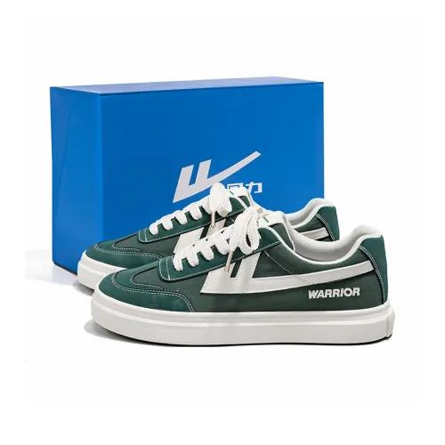 Warrior Low Топ Кеды Мужские Бежево-Зеленые