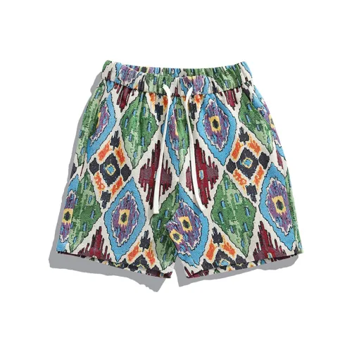 Тоскана Синий Унисекс Повседневные шорты