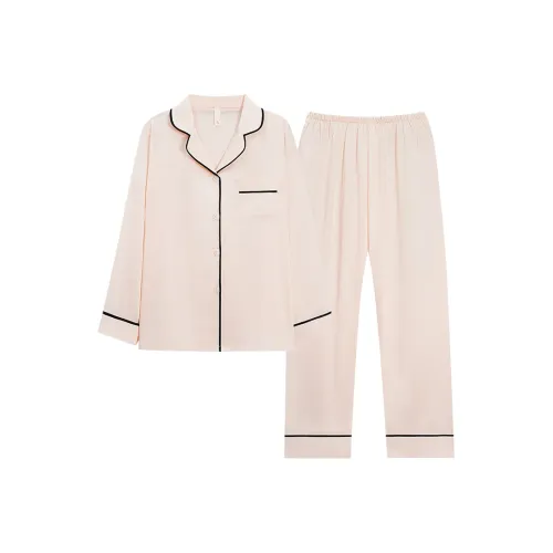 XIAFENYAN Пижамный комплект женский розового цвета шампанское