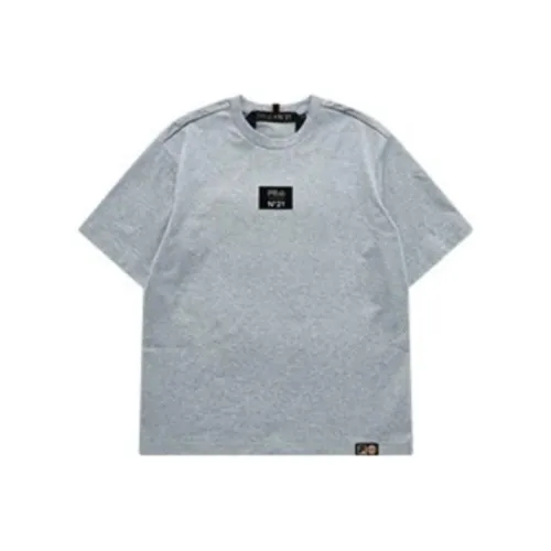 FILA FUSION FILA X N21 Туманный Вересковый серый Унисекс T Рубашки