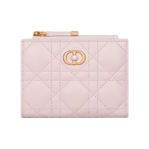 DIOR DahliaJolie Lambskin Wallet Women's Pink