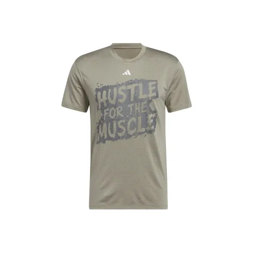 Adidas T-Shirt Мужская Pebble Серебристо-Серый