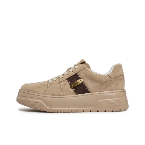 Staccato Low Топ Скейтборд Кроссовки Женские Классический Абрикос