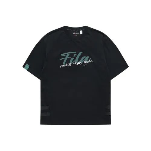 FILA FUSION QR Черная Мужская T-Рубашка