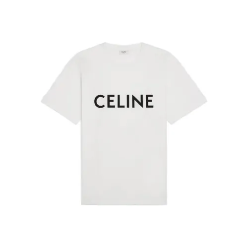 CELINE Белая Унисекс Футболка
