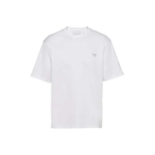 PRADA Белые Мужские T-рубашки
