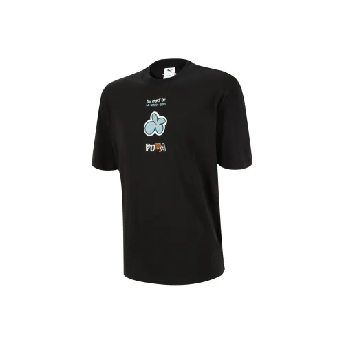 PUMA Черная Унисекс Футболка