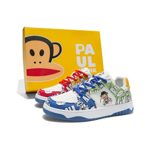 PAUL FRANK Студенты Эксклюзивная Несовпадающая Пара Обувь Низкие Кроссовки для Скейтбординга Унисекс