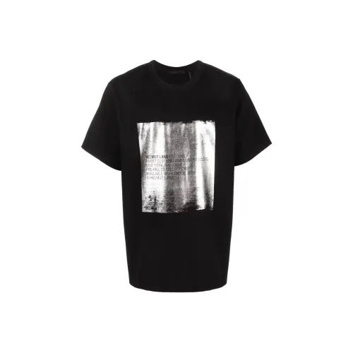 Helmut Lang Черные Мужские T-Рубашки