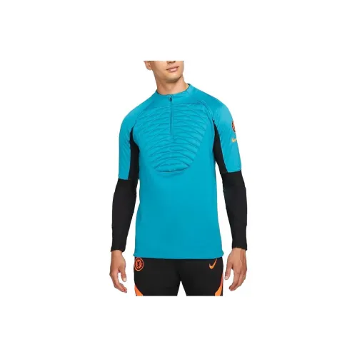 Nike Blue Men's T-Shirts Найк Синий Мужские Футболки