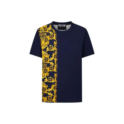 VERSACE JEANS COUTURE SS22 Рубашка Мужская Синяя