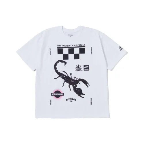 NEIGHBORHOOD Белая унисекс футболка