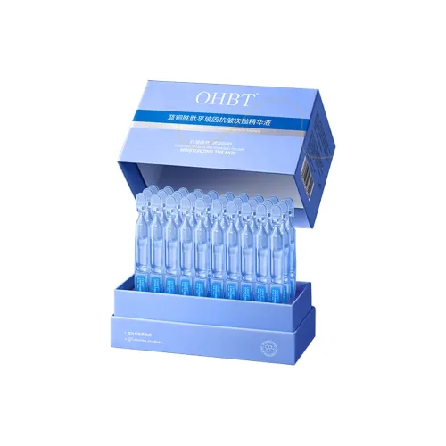 OHBT Blue Copper Peptide Фибрин Резистентный к морщинам Одноразовая Сыворотка Осветляющая Смешанная Кожа Нормальная Кожа 1,5мл*30 Шт Коробка
