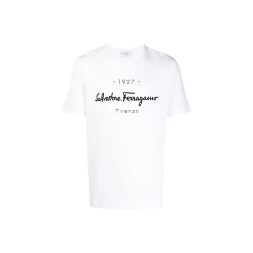 FERRAGAMO SS22 T Рубашка Мужская Белая
