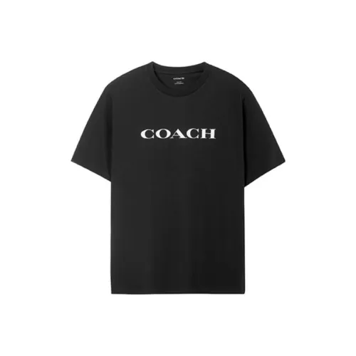 COACH Мужские черные T-рубашки