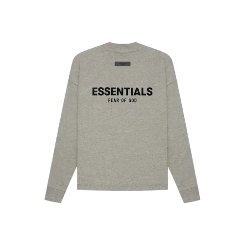 Fear Of God Essentials Осенний T-Рубашка Мужская Темно-Овсяный