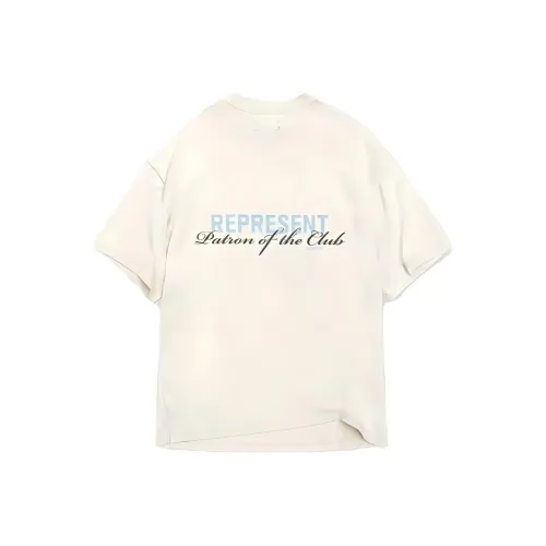 REPRESENT Экрю Мужская T-рубашка