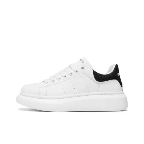 Desert Ram Slip-Resistant Амортизация Устойчивость к износу Легкий Увеличение высоты Низкие кроссовки для скейтбординга Мужские