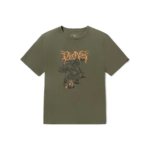 VANS Армейский зеленый Унисекс Футболка