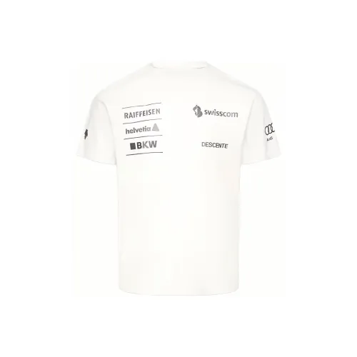 DESCENTE SKI STYLE Белая Унисекс Футболка