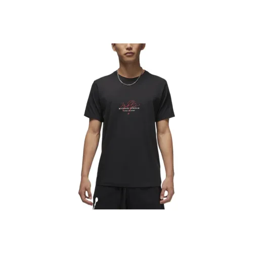 JORDAN Черные Мужские T-Рубашки