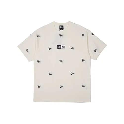 New Era T-Shirt Унисекс Айвори Белый