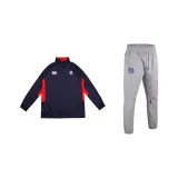 Темно-синий синий топ с длинным рукавом + штаны серого цвета Северная Каролина