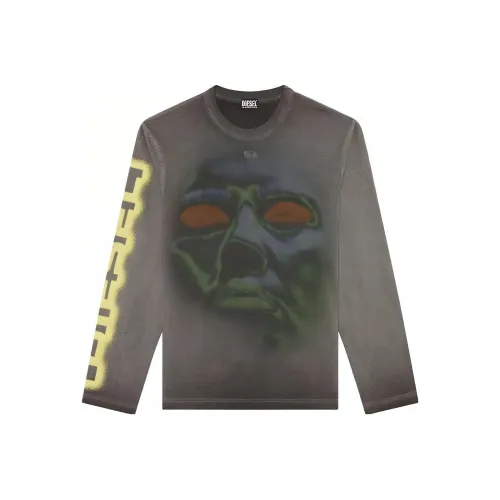 DIESEL Мужские черные T-рубашки