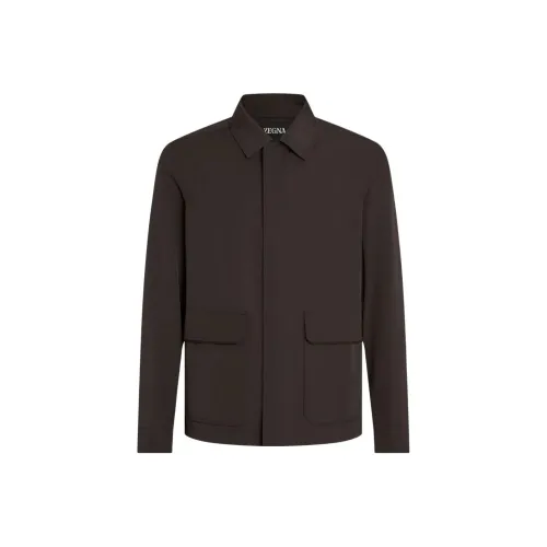 Ermenegildo Zegna Умбра Мужские Куртки