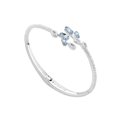 Givenchy Alloy Artificial Crystal Bangles Women's Silver