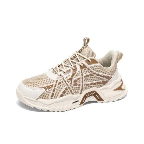 King Jinmai Slip-resistant и дышащие низкие топовые кроссовки с толстой подошвой для мужчин