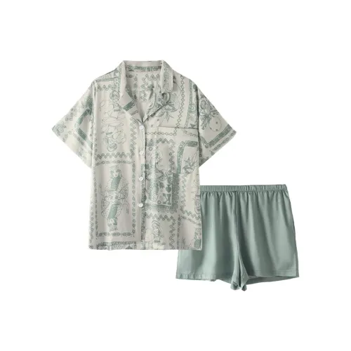 Городская красота Pajama Комплект Женский Форменный синий