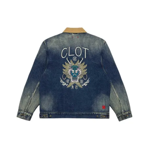 Clot SS25 Синий Унисекс Джинсовые куртки