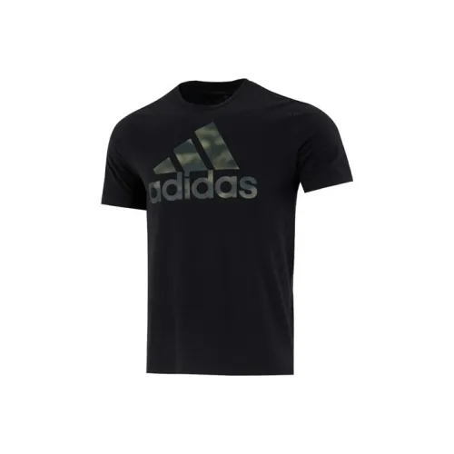 Adidas Мужские черные футболки