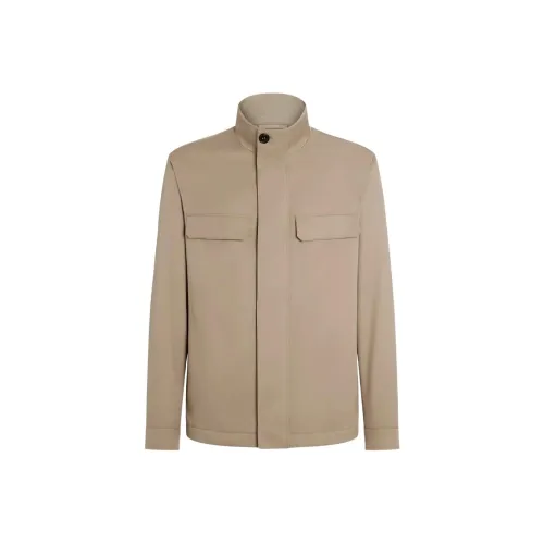 Ermenegildo Zegna Светло-янтарный Мужской Куртки